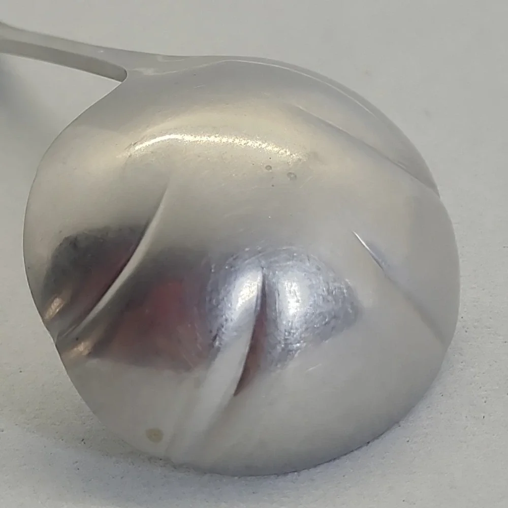 Vintage Northland Gravy Ladle Stainless Steel Silver Scroll Shell‎ Bowl Japan